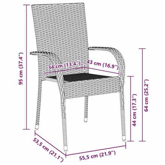 ComfortXL - Salon de Jardin 4 Places pour une Utilisation Quotidienne avec Table Verre Gris – ComfortXL Outdoor Living - Image 8