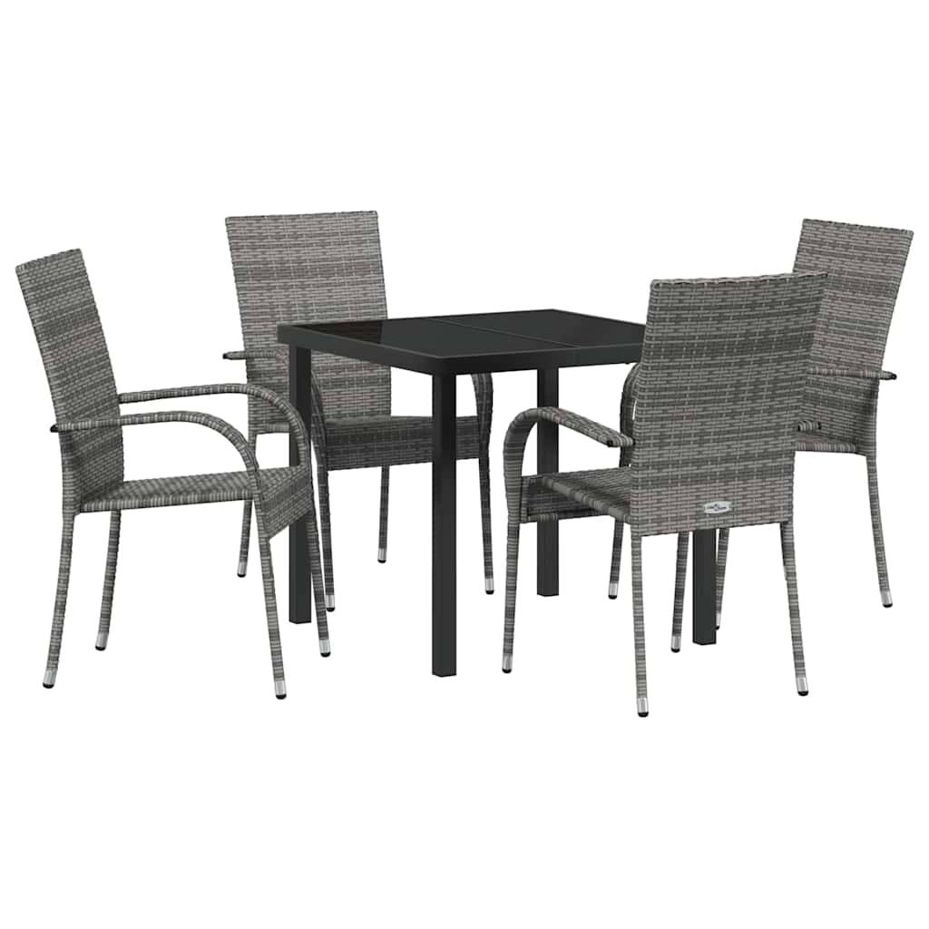 ComfortXL - Salon de Jardin 4 Places pour une Utilisation Quotidienne avec Table Verre Gris – ComfortXL Outdoor Living - Image 2