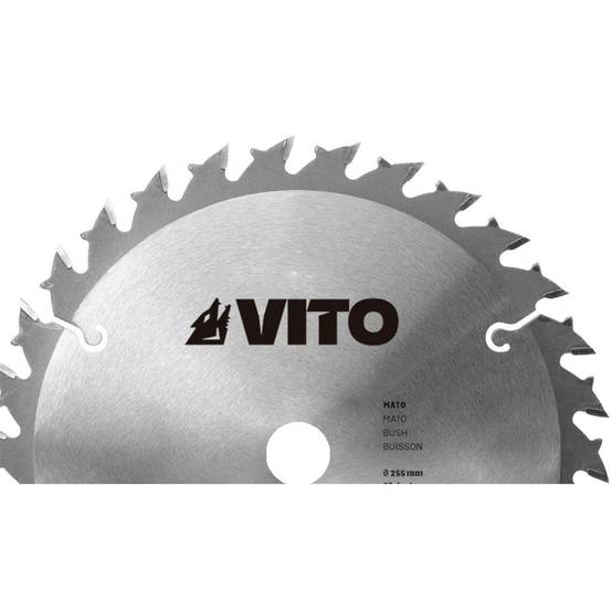 Lame de coupe pour débroussailleuse 30 dents Ø255mm au Carbure Alesage 25.4 VITO - Imagen 2