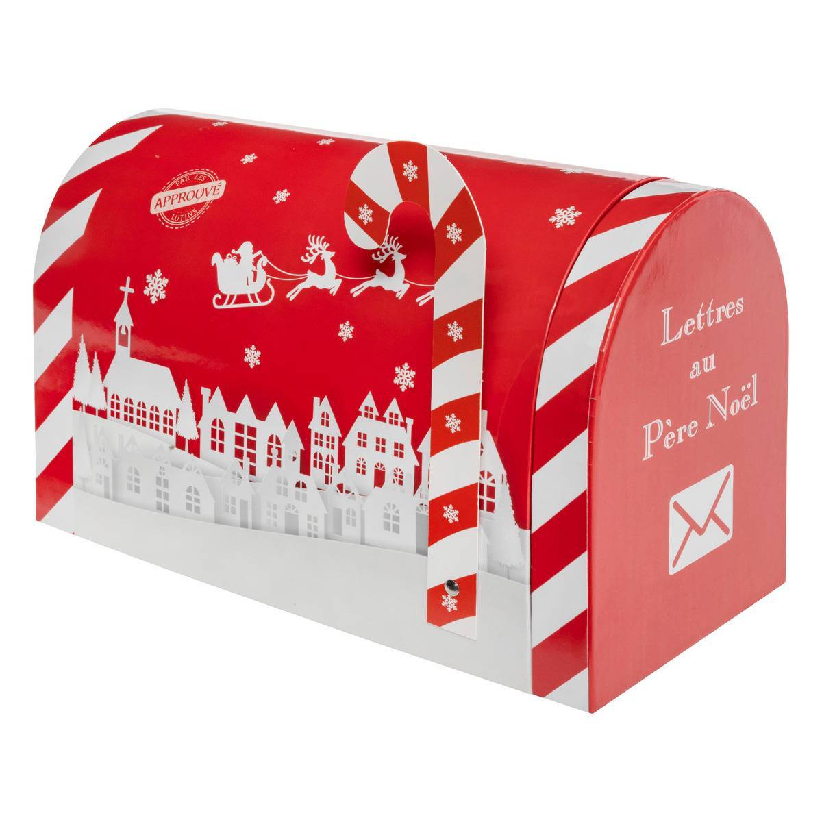 Fééric Lights & Christmas - Lot de 3 boîtes cadeau boîte aux lettres rouge - Feeric Lights & Christmas - Imagen 2