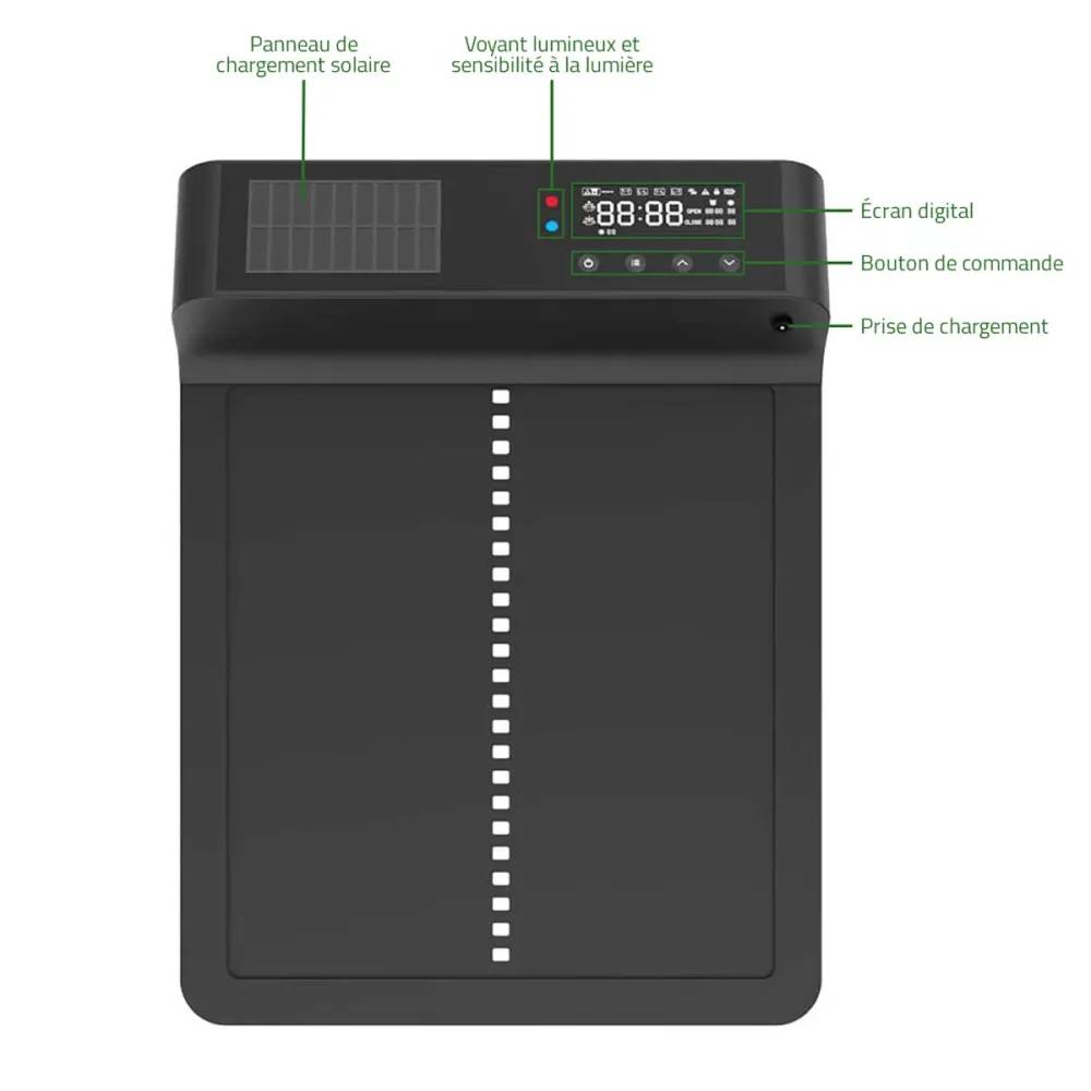 Portier automatique solaire télécommande et application Smartphone - Image 6