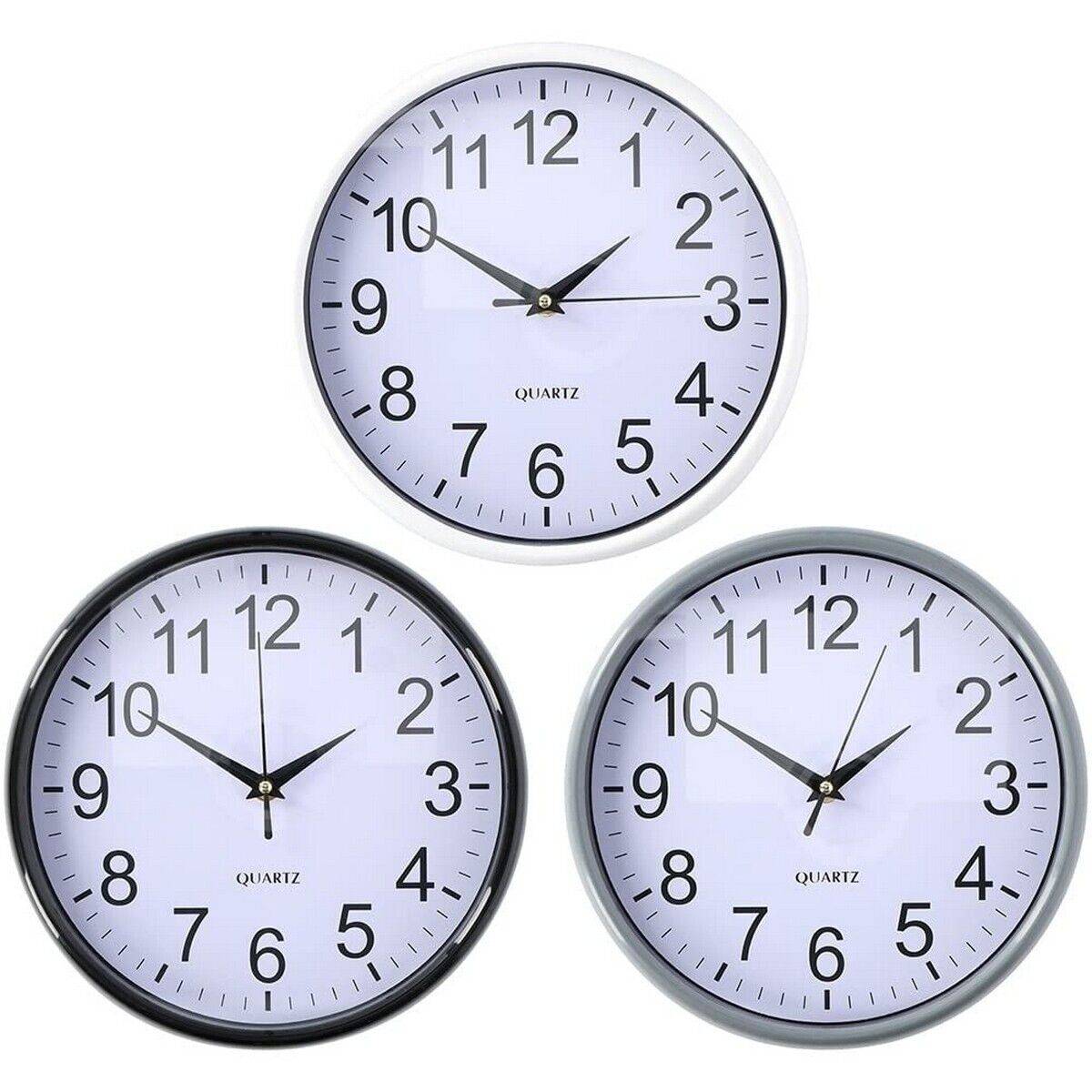 Importdistrib - Horloge Murale 2ø5x3 Cm 3 Couelurs Assortis IMPORTDISTRIB - Imagen 1