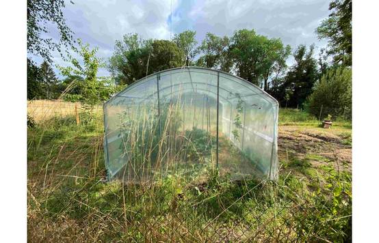 Serre tunnel de jardin - 9m² - 3 x 3 m - pieds droits - aérations latérales - 4 saisons - LES SERRES TONNEAU - Image 8