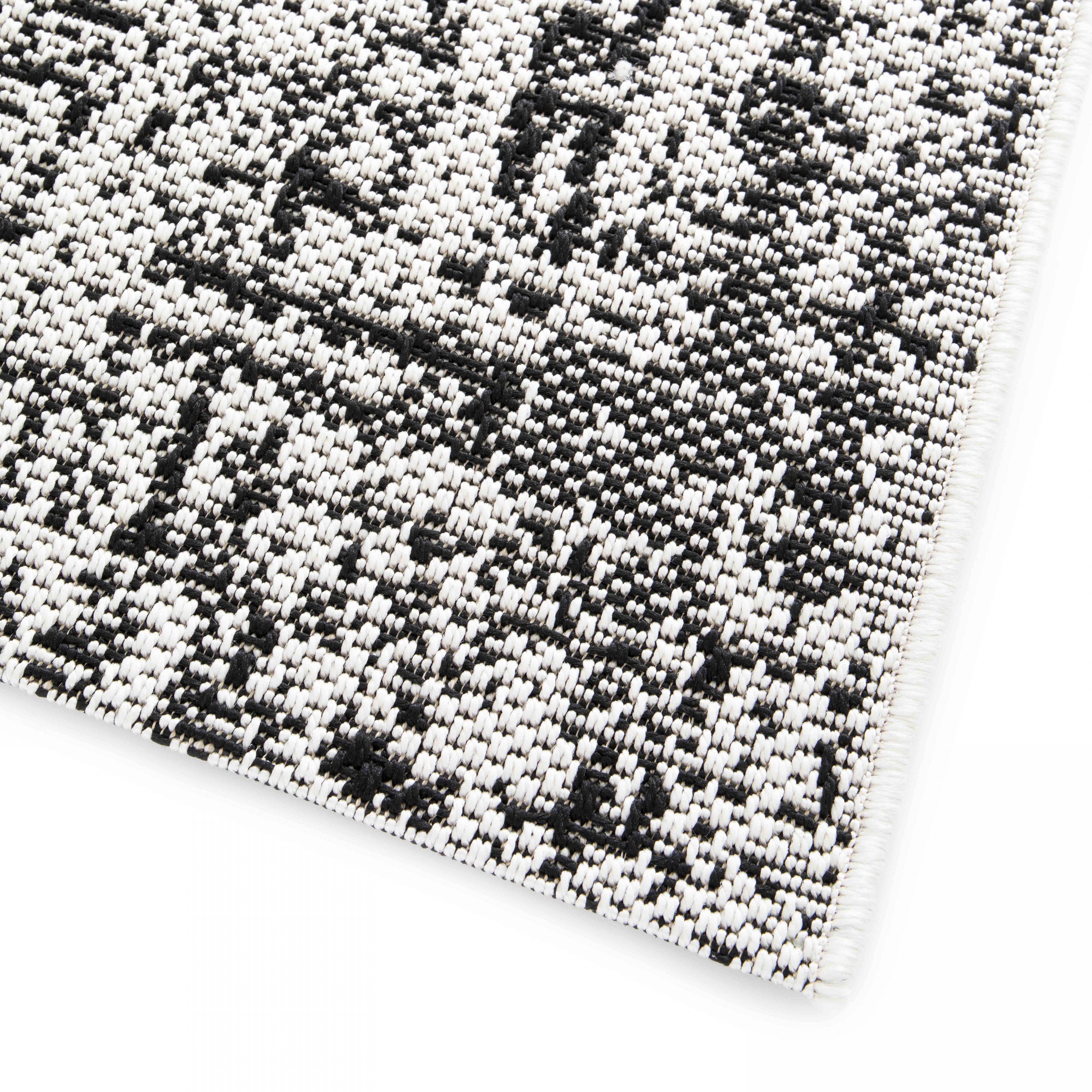 Oviala - Tapis d'extérieur en polypropylène 120 x 170 cm blanc Hella - Oviala - Imagen 4