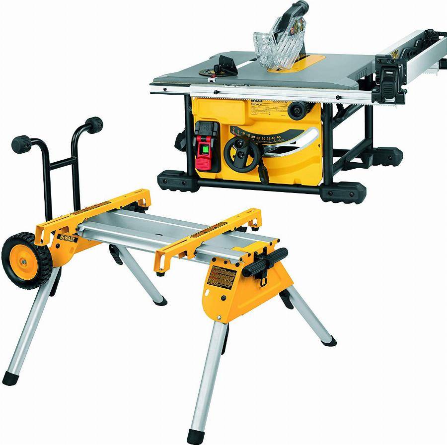 Scie sur table 1850W210 mm DEWALT - avec piètement - DWE7485RS-QS - Image 1
