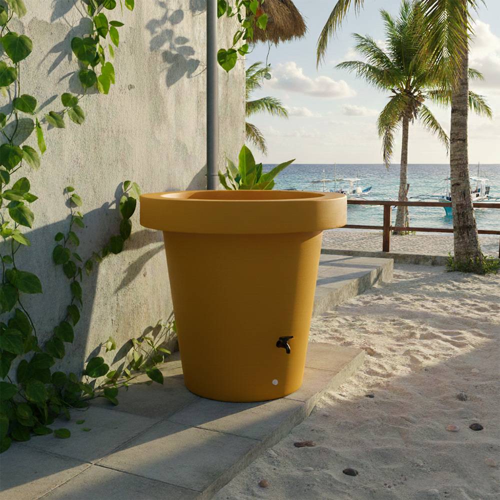 Récupérateur d'eau 2-en-1 420l lluvia + kit complet - plast'up rotomoulage - Imagen 2