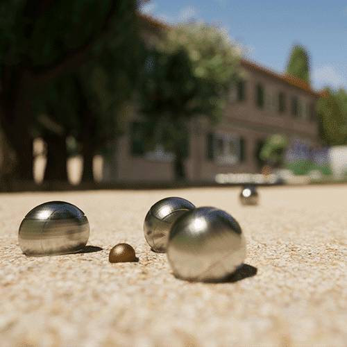 Sable terrain de pétanque beige/jaune 0/8 – Lot 5 sacs +/- 25 kg - Image 1