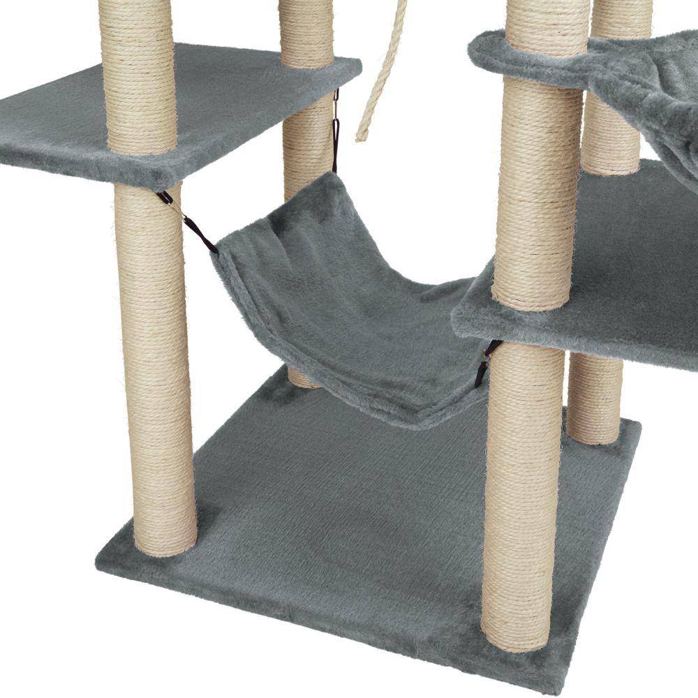 Helloshop26 - Arbre à chat 165 cm gris foncé - Imagen 2