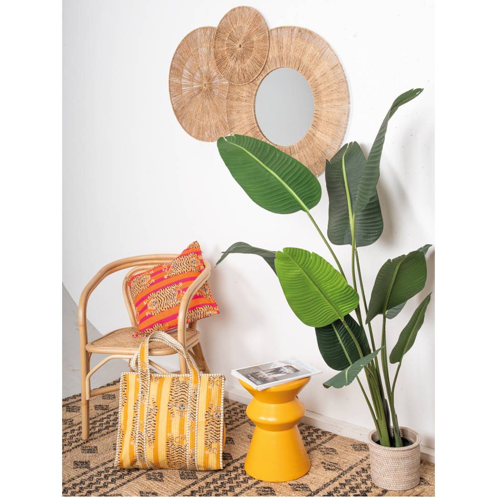 Aubry Gaspard - Décoration murale et miroir en jute - Imagen 2