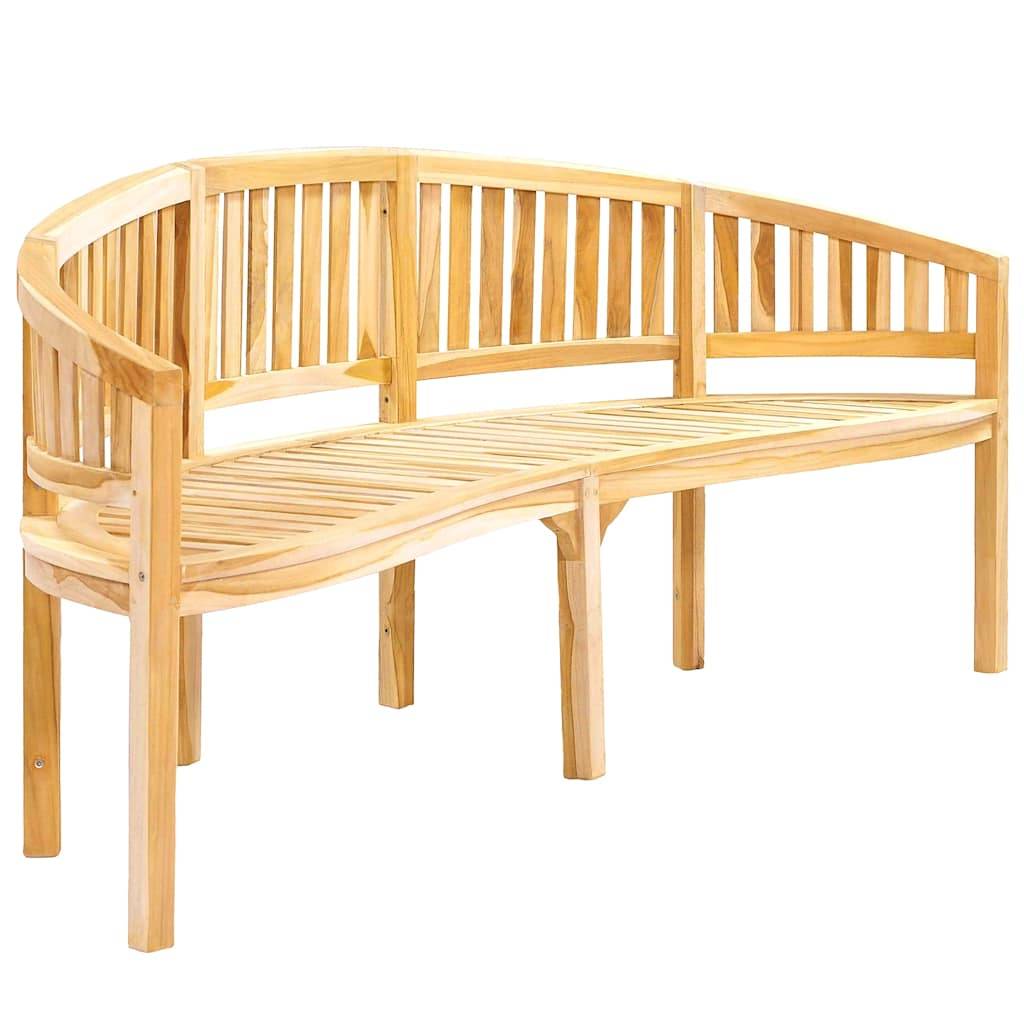 PANGIVO - Banc de jardin bois de teck naturel 200 x 66 x 86 cm - PANGIVO - Image 2