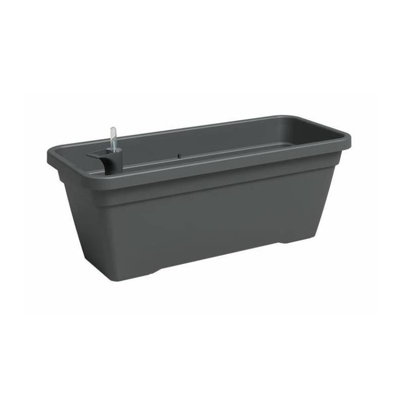 Artevasi - Jardiniere - Plastique - Anthracite - Rectangulaire - L77,9 X P24 X H22cm - Artevasi - Imagen 1