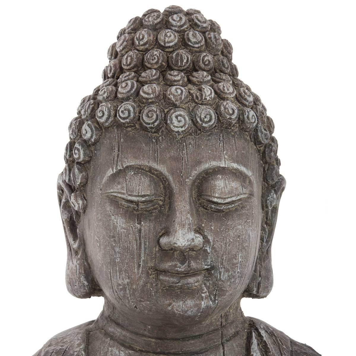 Atmosphera - Buste Bouddha Jayan H.50cm mango - Atmosphera Créateur d'intérieur - Imagen 2
