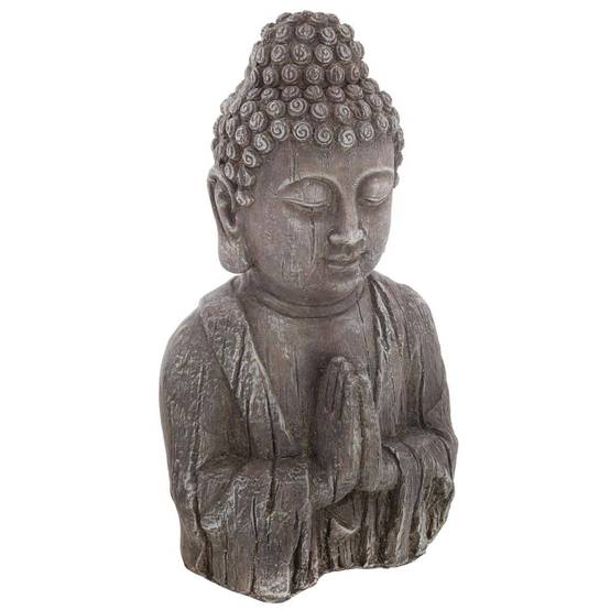 Atmosphera - Buste Bouddha Jayan H.50cm mango - Atmosphera Créateur d'intérieur - Image 1