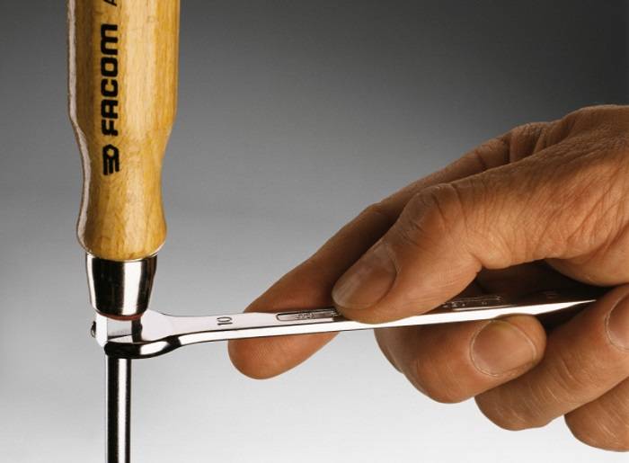 Tournevis manche bois pour vis à fente 14x250mm 385mm - FACOM - ATHH.14X250 - Image 3