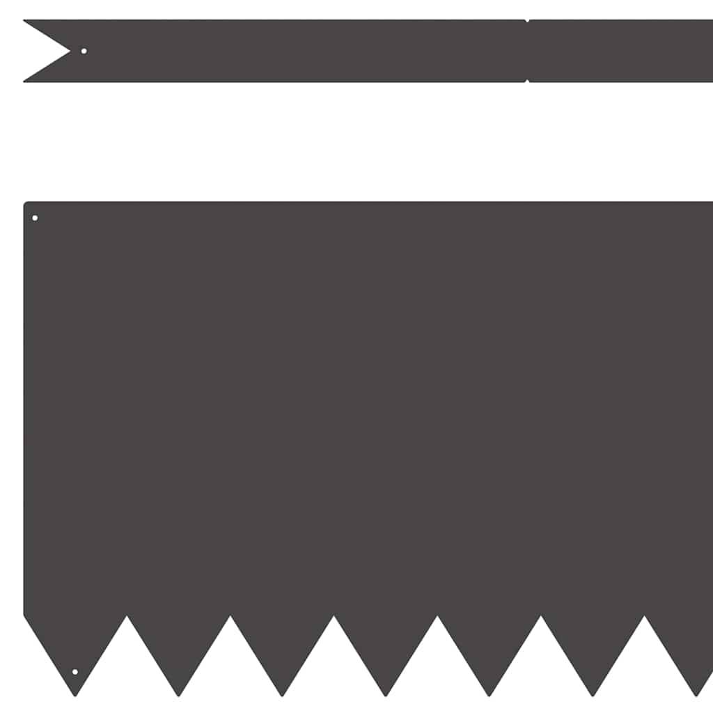 Bordure pelouse acier aménagement paysager séparation moderne 20pcs 100x30cm noir - ComfortXL Outdoor Living - Image 4