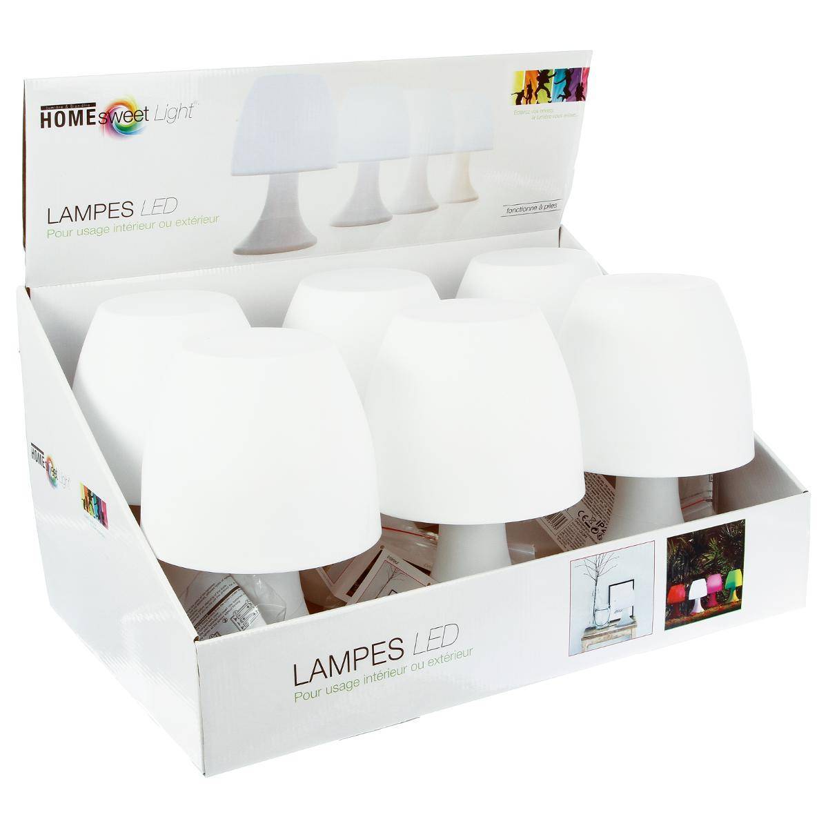 Lampe outdoor "Dokk" blanc H28cm ATMOSPHERA CREATEUR D'INTERIEUR - Imagen 3
