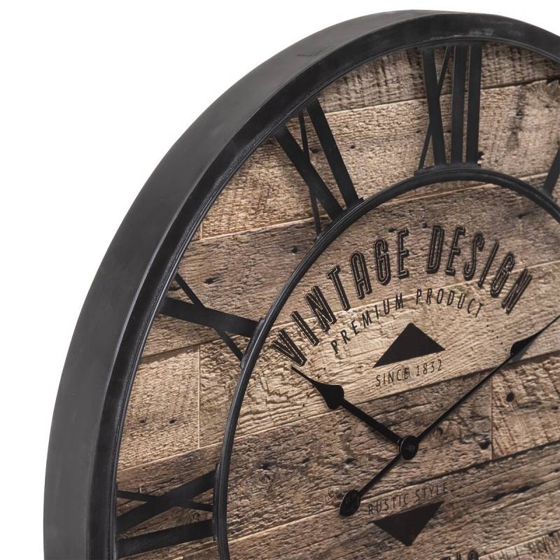 Horloge D80 métal et bois Oscar Atmosphera - Imagen 3