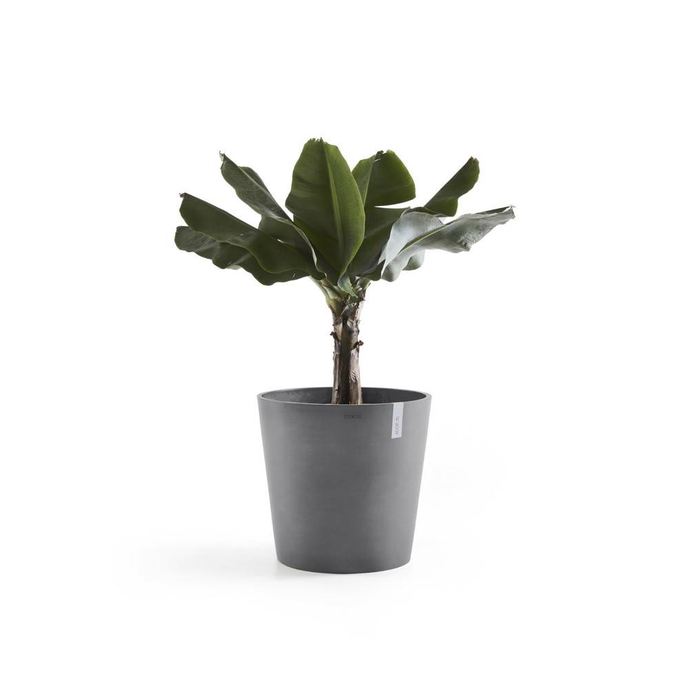 Ecopots - Pot Rond Amsterdam 50 Gris - Ø 50 x H. 43,8 cm - 62 L ECOPOTS - Imagen 4