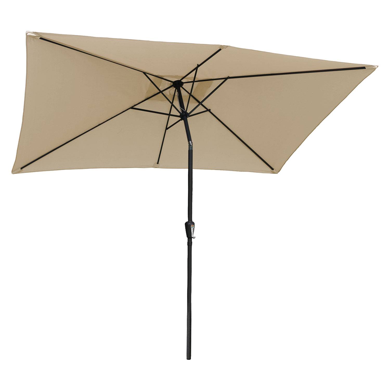 Happy Garden - Parasol droit HAPUNA rectangulaire 2x3m beige - HAPPY GARDEN - Imagen 2
