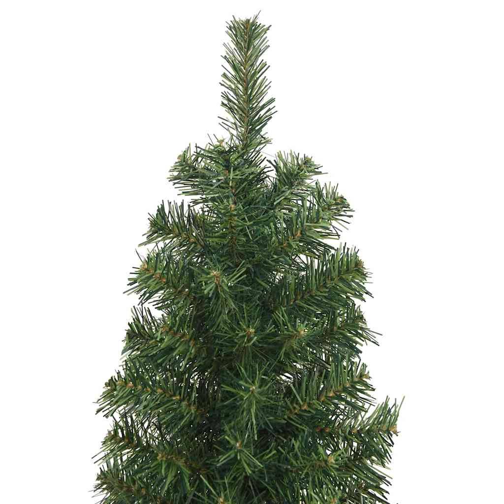 Vidaxl - Sapin de Noël artificiel mince avec support vert 180 cm PVC vidaXL 320950 - Image 4