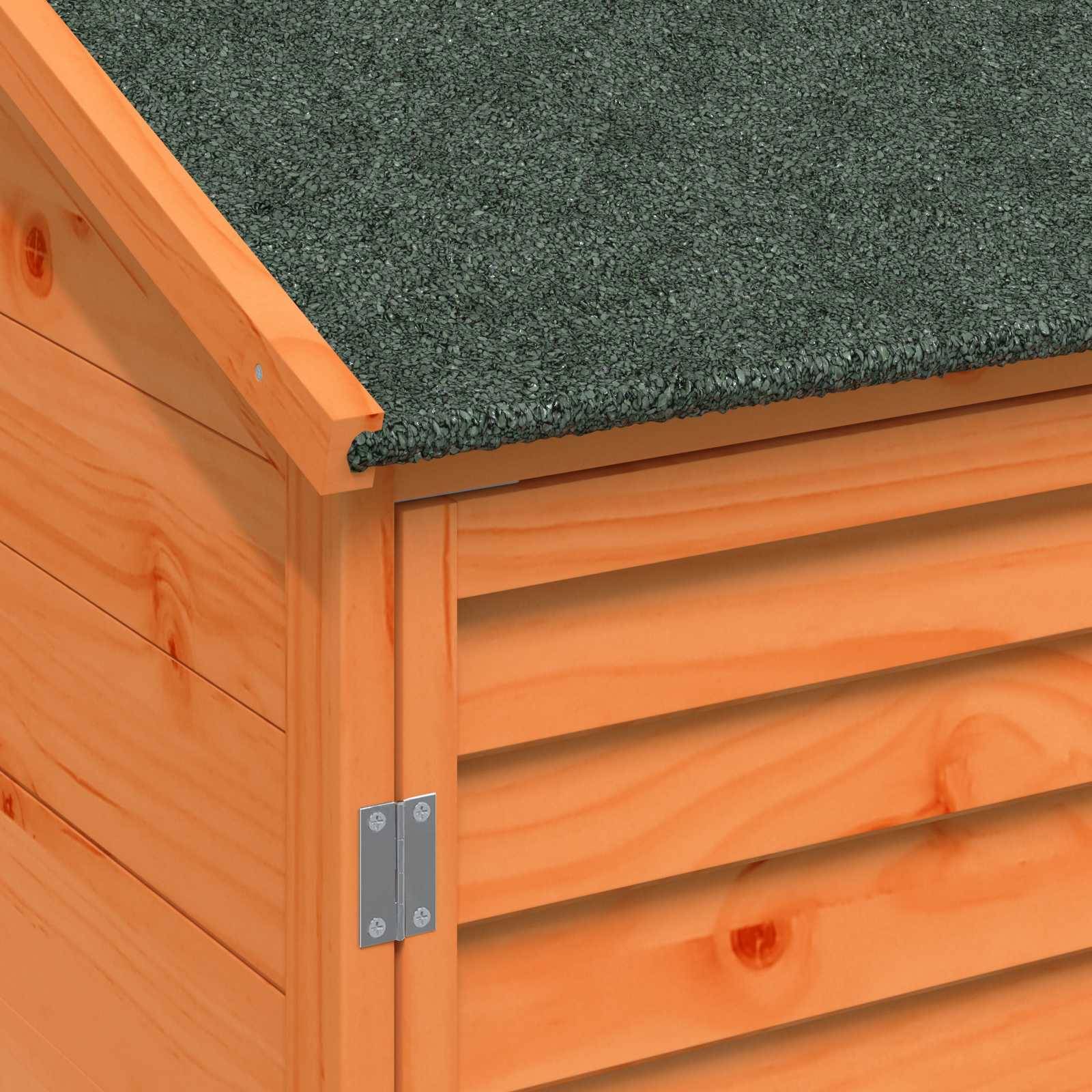 Vidaxl - Abri de jardin Marron 59,5 x 56 x 176,5 cm Bois de Sapin Massif vidaXL 42033463 - Image 9