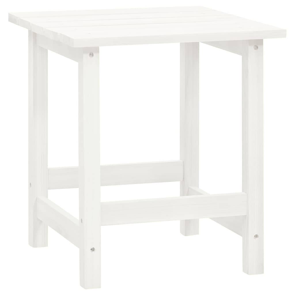 Fauteuil de Jardin Adirondack Bois de Sapin avec Table d'Appoint Blanc – ComfortXL Outdoor Living - Image 8
