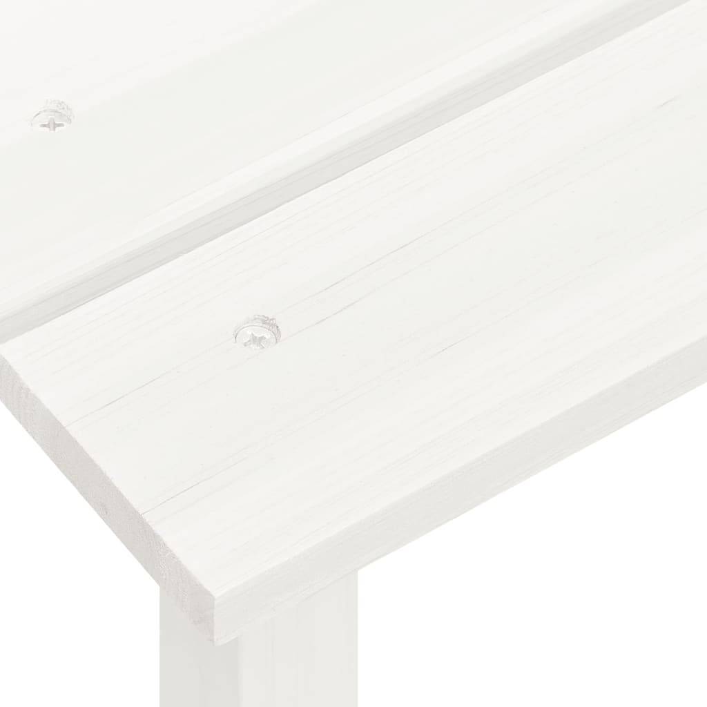 Fauteuil de Jardin Adirondack Bois de Sapin avec Table d'Appoint Blanc – ComfortXL Outdoor Living - Image 10