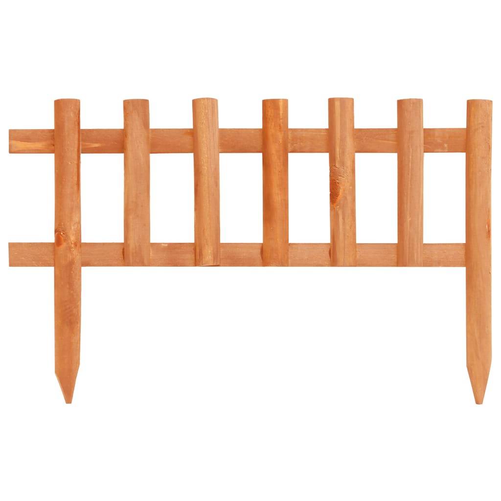 Bordure de jardin - Limite de jardin - Parterre 10 pcs Bois de sapin 4,4 m MP193 - Image 1