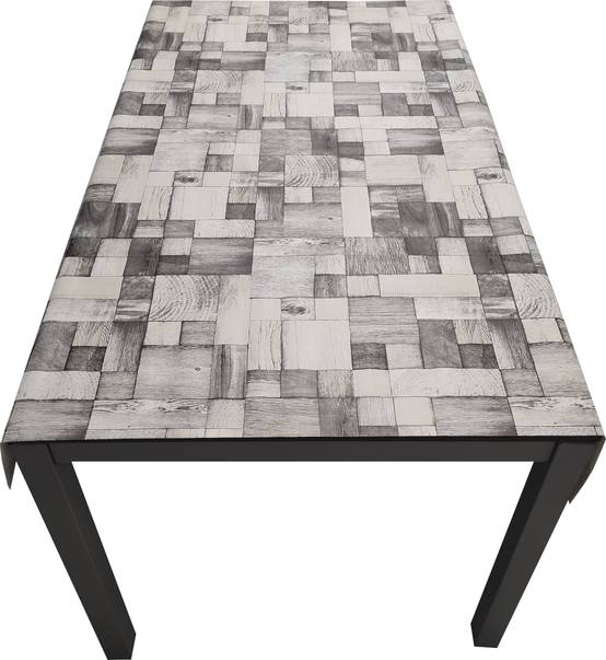 Nappe Composition PVC Base Polyester Anti-taches Bois Taille 140X250 CM - Imagen 2