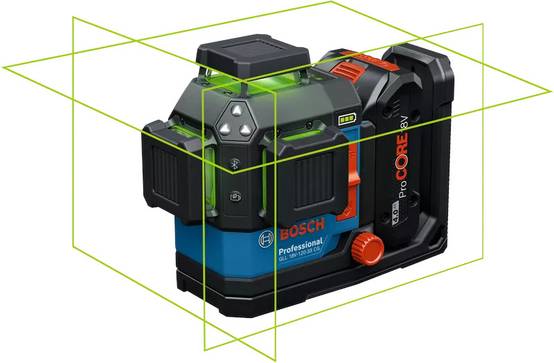 Bosch - Laser à lignes 18V GLL 18V 120-33 CG (sans batterie ni chargeur) en coffret L-BOXX - BOSCH - 0601065101 - Image 2