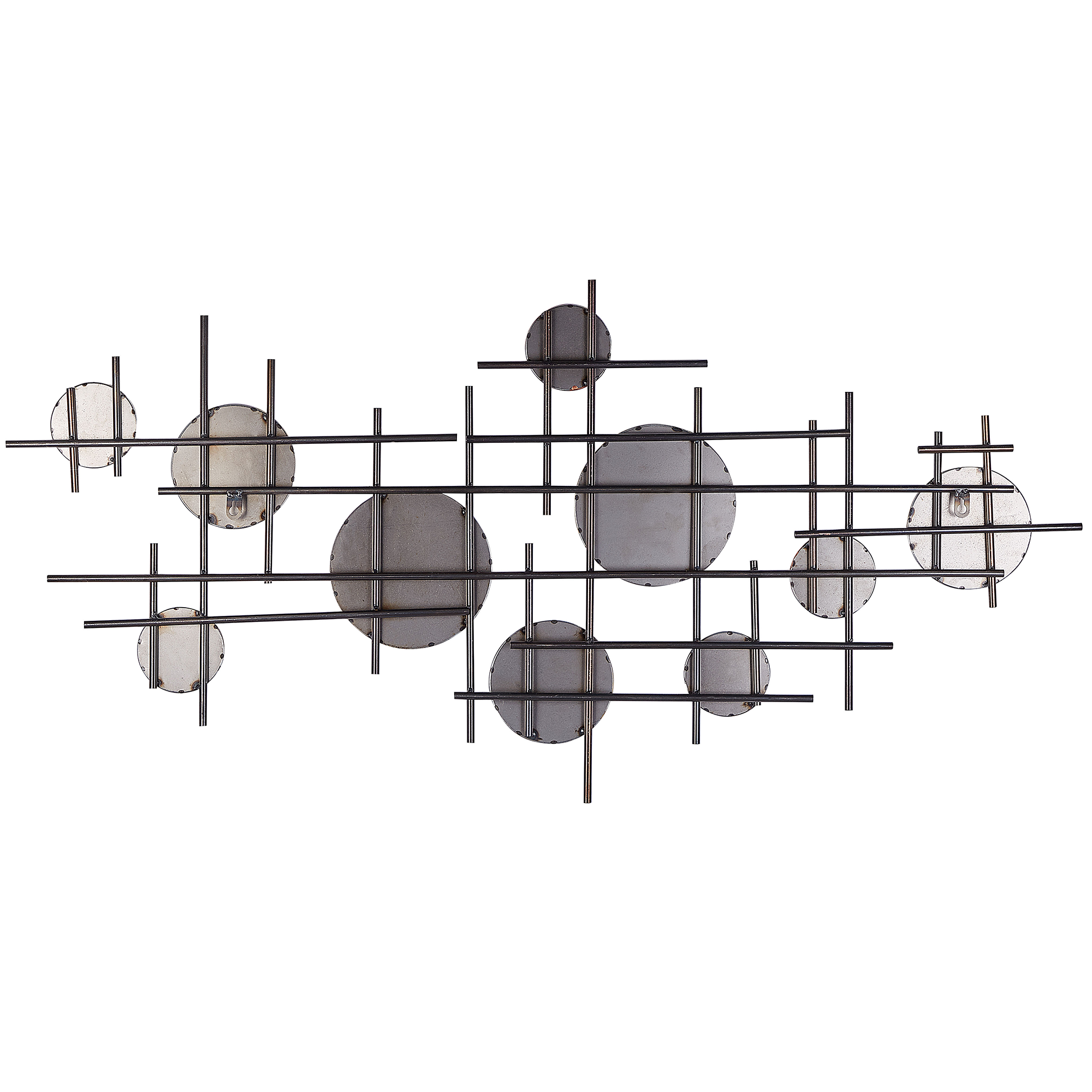 Beliani - Miroir décoratif Métal Noir IBOS - 113x2x55- Beliani - Image 4