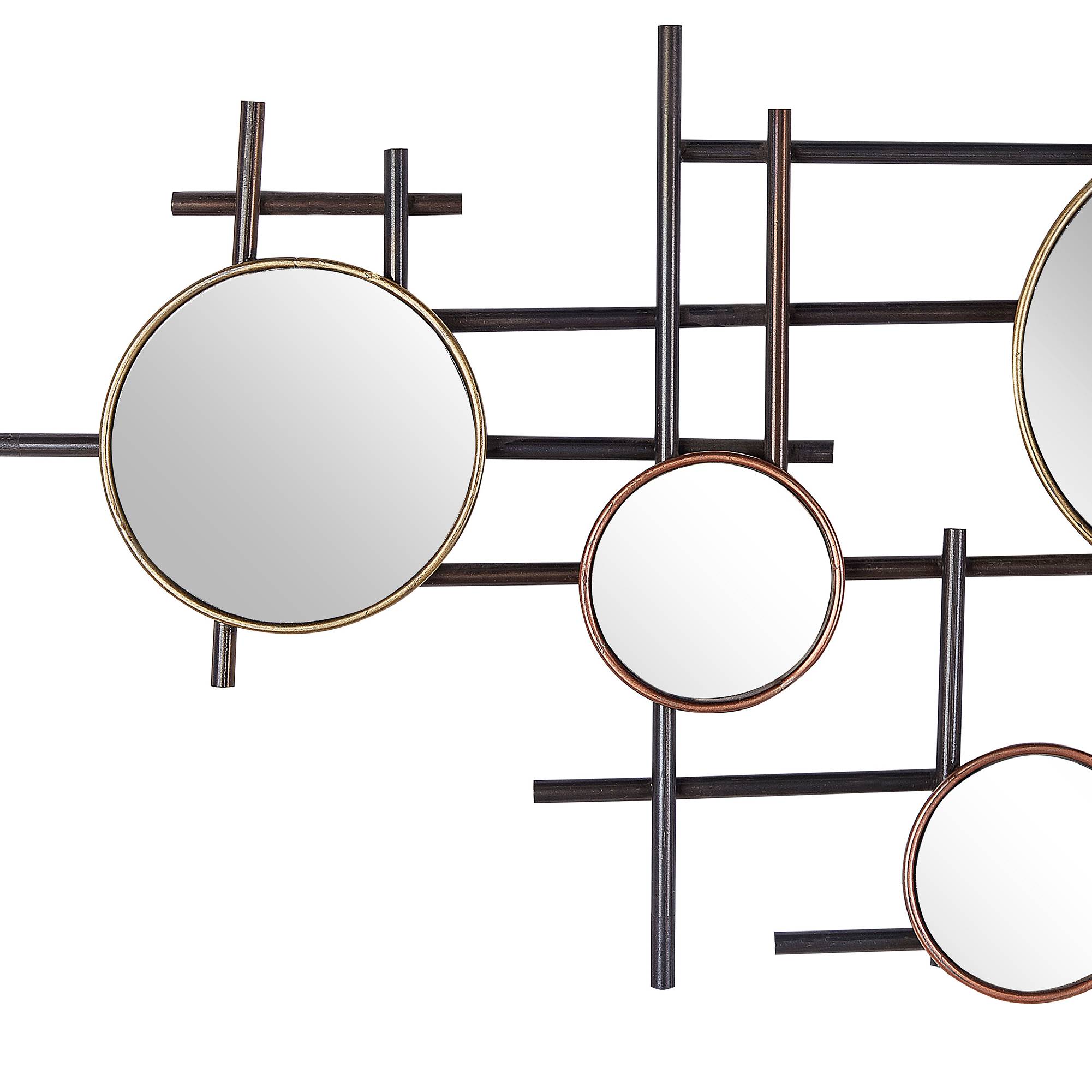 Beliani - Miroir décoratif Métal Noir IBOS - 113x2x55- Beliani - Image 5