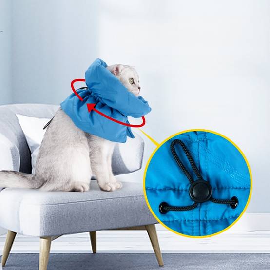 IntiMeg - Collier anti-lèchage pour chat Bleu foncé S IntiMeg - Image 2