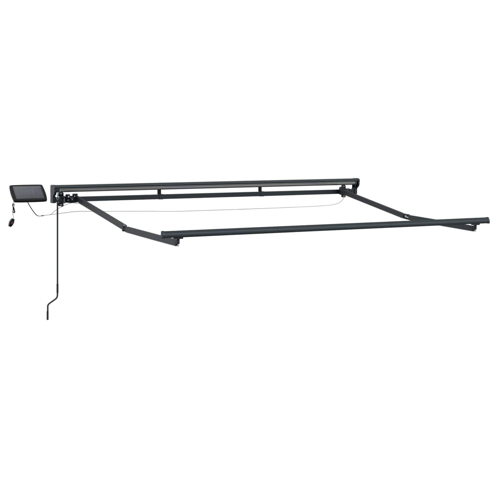 ComfortXL - Store banne LED polyester aluminium terrasse abri moderne 3x2.5m Gris clair - ComfortXL Outdoor Living - Image 3