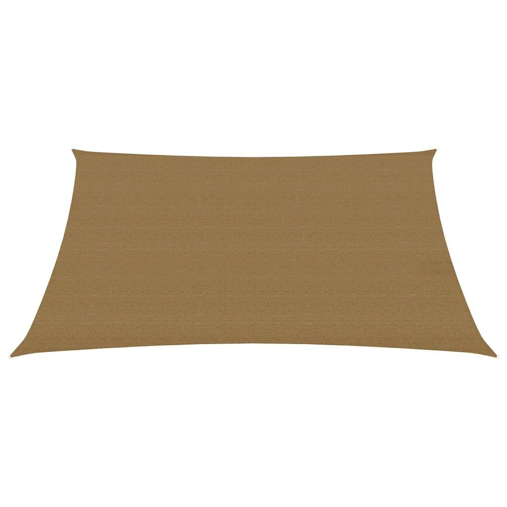 Helloshop26 - Voile toile d'ombrage parasol 160 g/m² taupe 3,5 x 4,5 m PEHD - Imagen 2