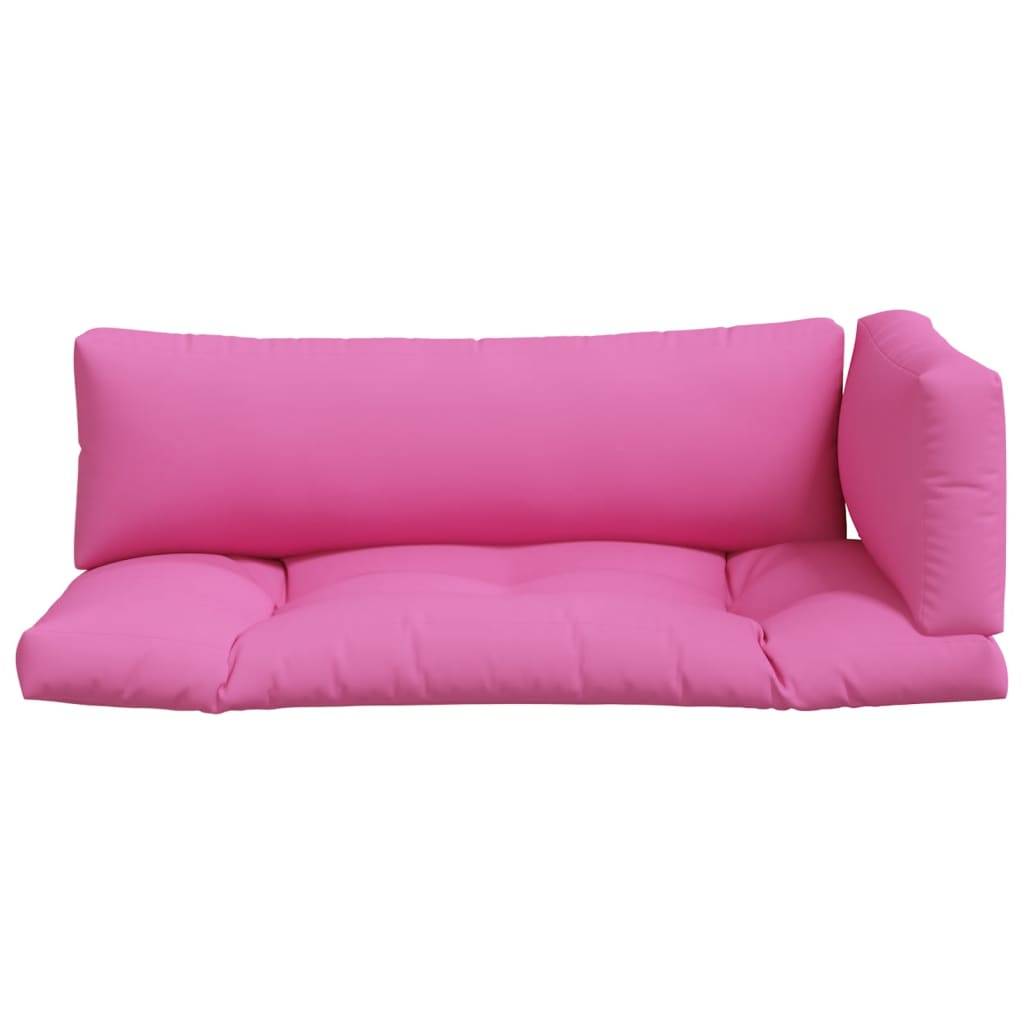 Set Complet 3 Coussins Palette Tissu Oxford Confortable pour Salon de Jardin Rose – ComfortXL Outdoor Living - Image 4