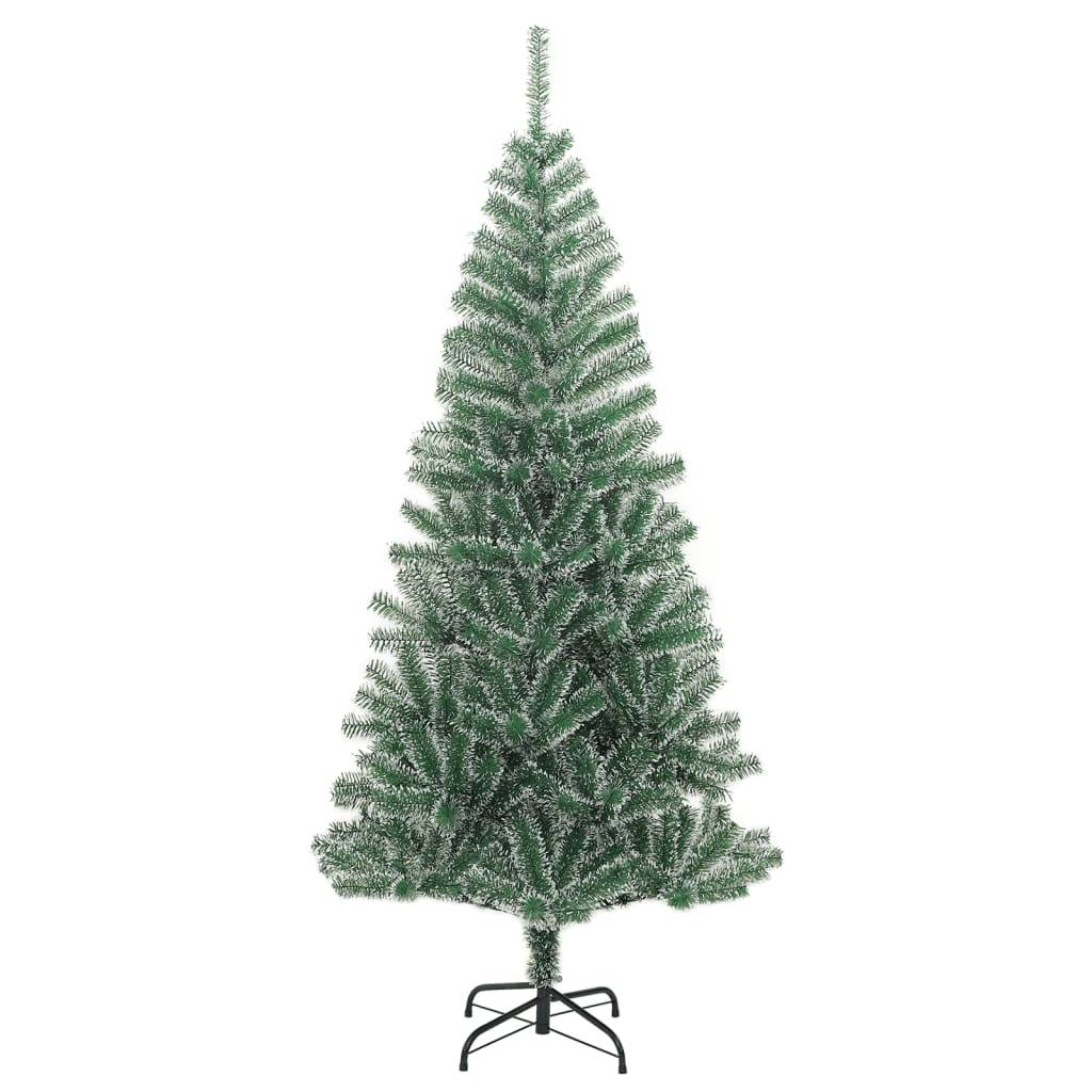 Vidaxl - Sapin de Noël artificiel avec neige floquée vert 210 cm vidaXL 357775 - Image 2