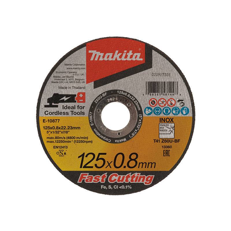 Makita - 25 Disques à tronçonner métal et inox pour meuleuses à batterie MAKITA E-10877-25 Makita