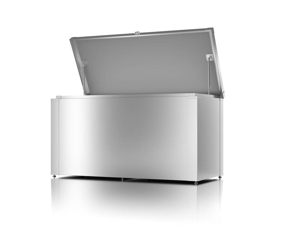 Guardi - Coffre de rangement polyvalent - taille S - Argent métallisé - 129x56,5x68,2 - acier Guardi - Imagen 2