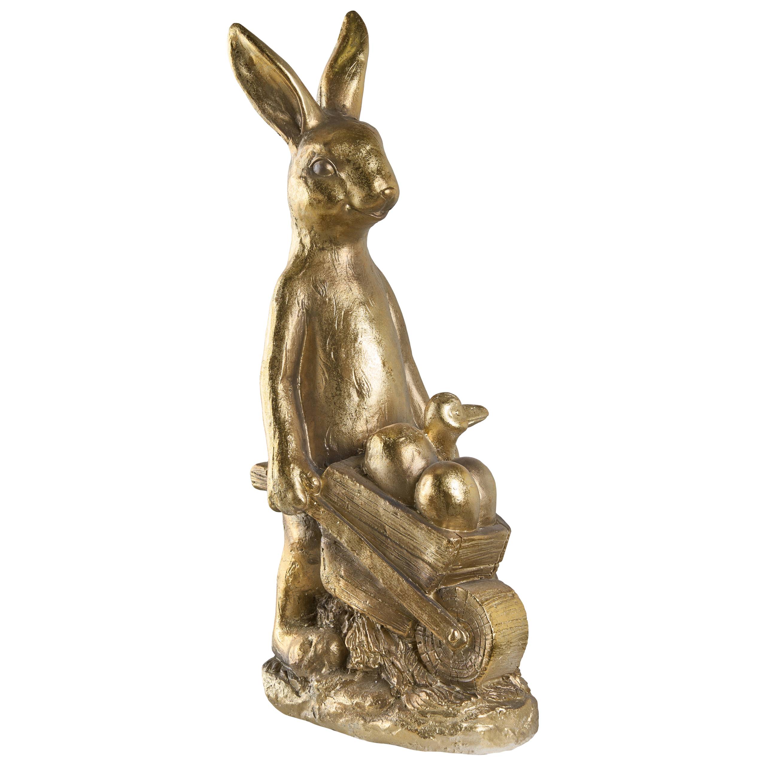 Beliani - Statue de jardin Oxyde de magnésium Doré SKAMBY - 28x34x72- Beliani - Image 2
