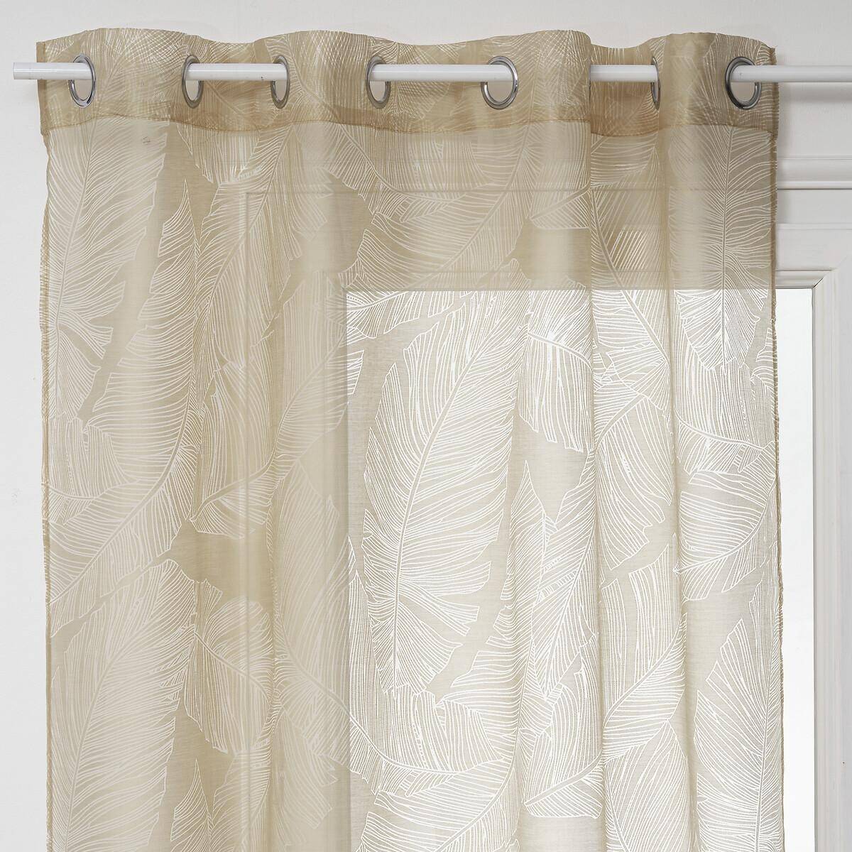 Atmosphera - Voilage "Devo" beige 140x240cm - Atmosphera Créateur d'intérieur - Imagen 1