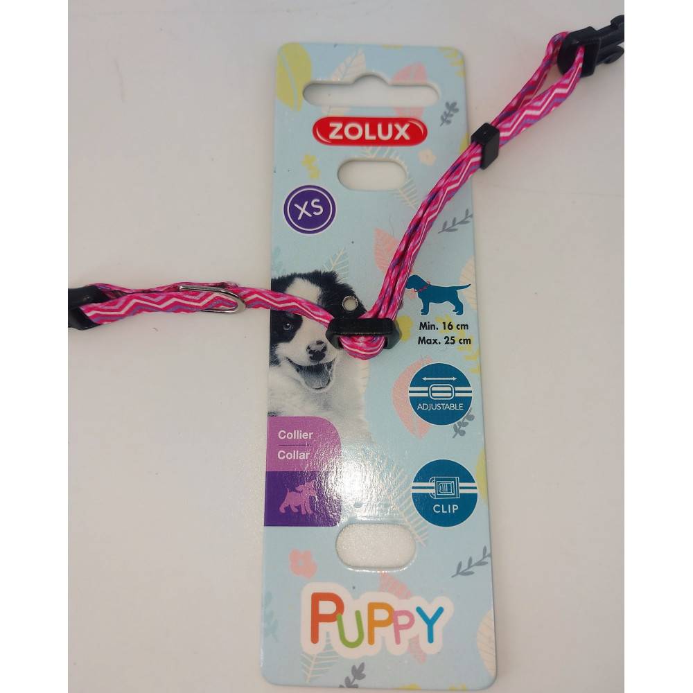 Zolux - zolux - Collier PUPPY PIXIE 8 mm 16 à 25 cm couleur rose pour chiots - Imagen 6