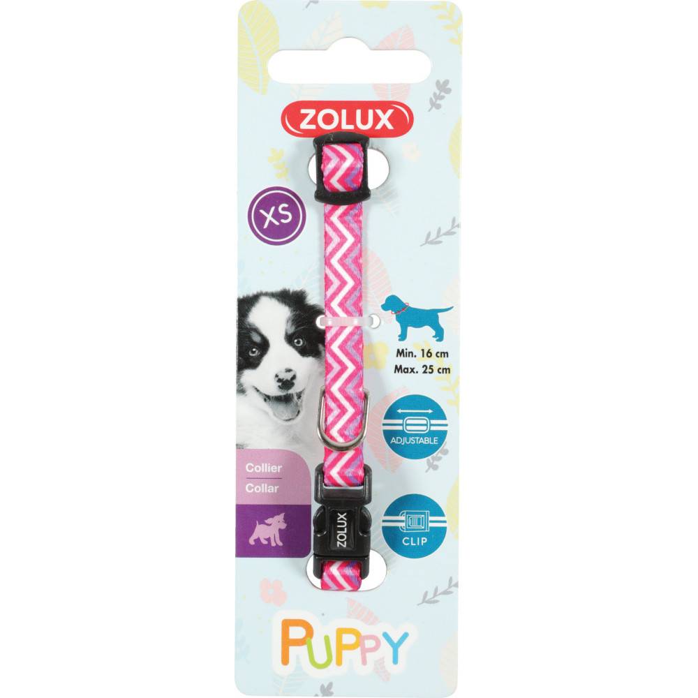 Zolux - zolux - Collier PUPPY PIXIE 8 mm 16 à 25 cm couleur rose pour chiots - Imagen 2