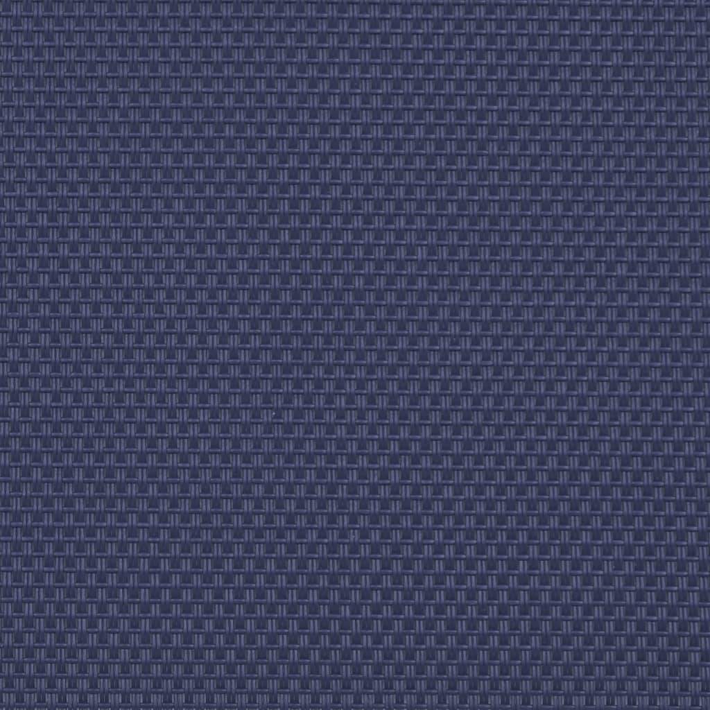 2 Lits de Jardin Bois Acacia Textilène Bleu Table Basse Piscine Terrasse – ComfortXL Outdoor Living - Image 9
