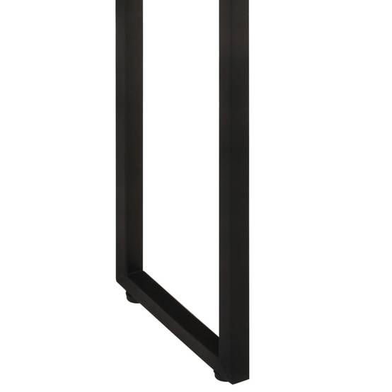 Jardinière bois de récupération et acier noir 60 x 20 x 68 cm - PANGIVO - Image 7