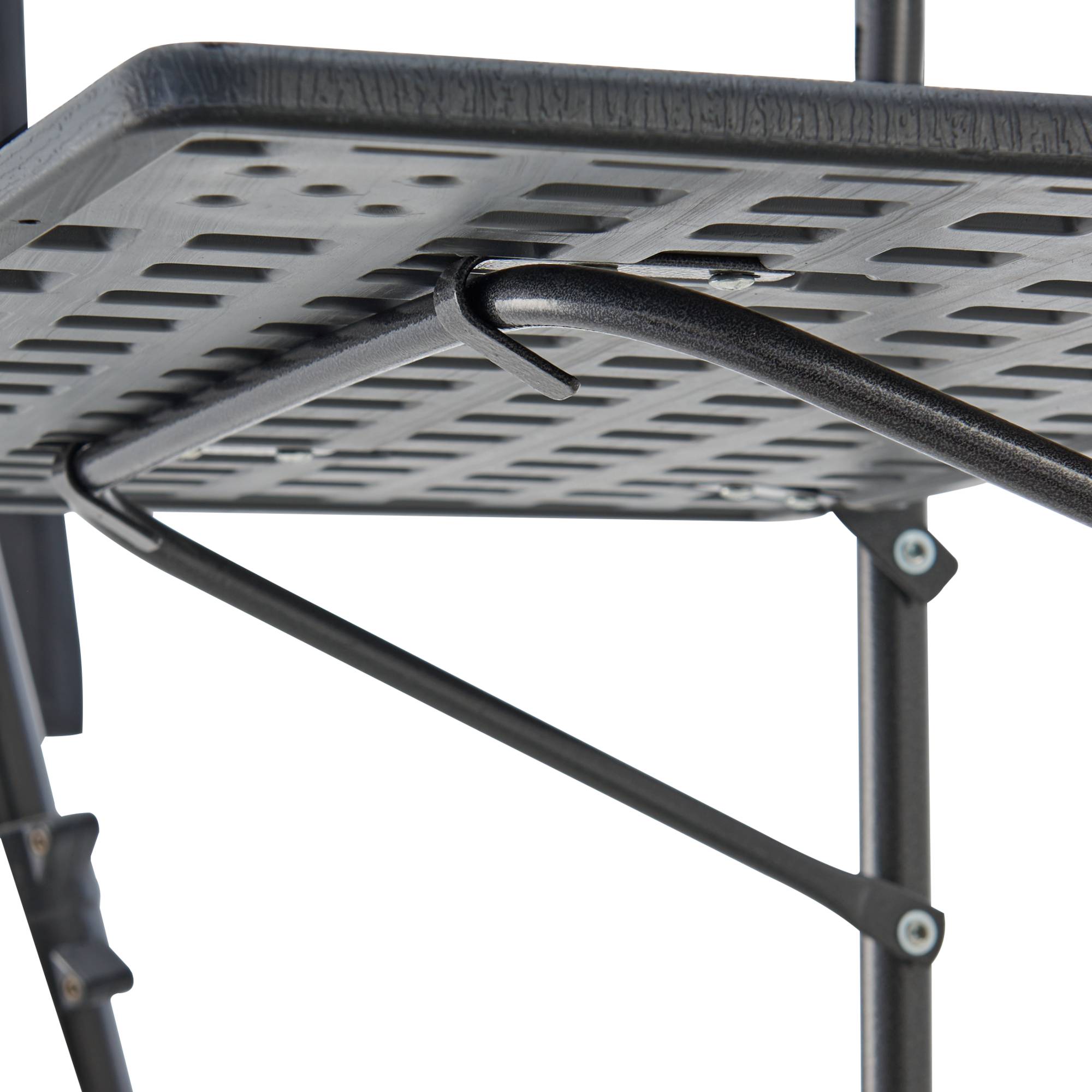 Table de balcon suspendue Badolato rabattable et réglable en hauteur 83,5 x 60 x 60 cm [en.casa] - Imagen 6