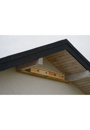 MKW - Nichoir DOUBLE en bois pour martinets, haute qualité - Imagen 2