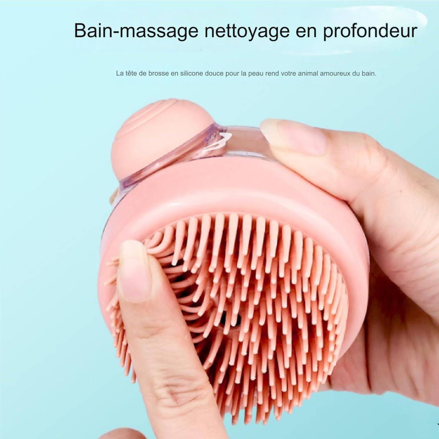 DtopbuyAge - Brosse de Bain pour Chien/Chat - Distributeur Intégré DtopbuyAge - Image 4
