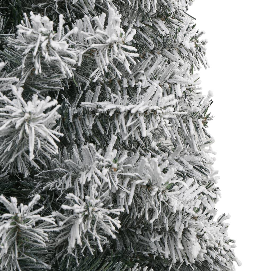 ComfortXL - Sapin de Noël artificiel enneigé mince 300 cm PVC gain de place – ComfortXL Outdoor Living - Image 4