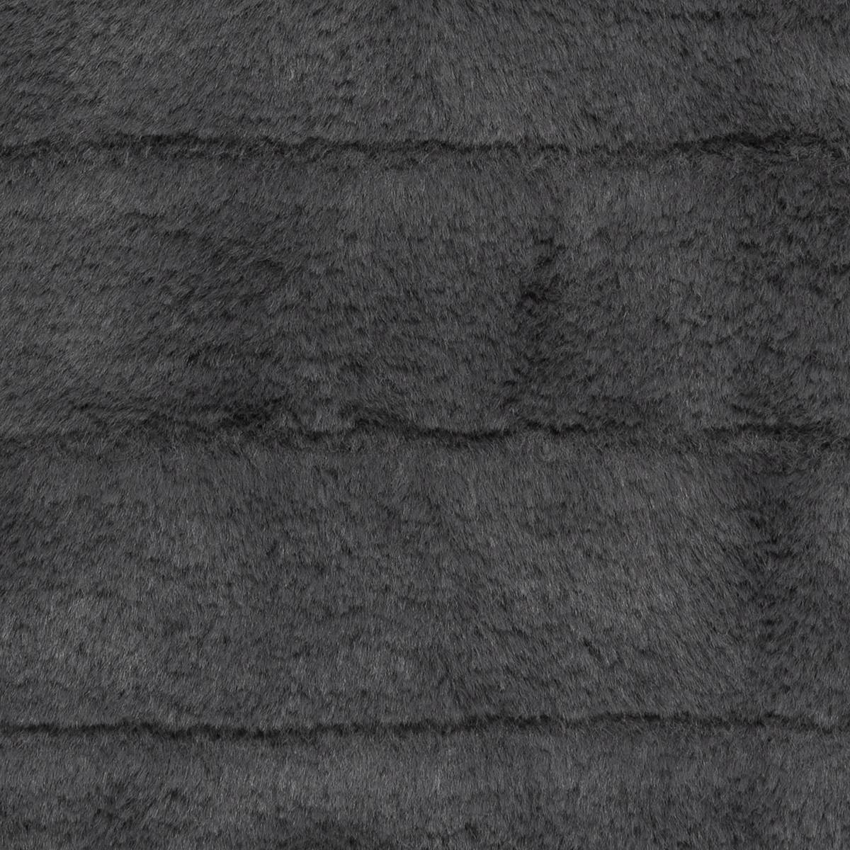 Atmosphera - Coussin "Manoir" fausse fourrure gris ardoise 45x45cm - Atmosphera Créateur d'intérieur - Imagen 4